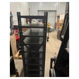 Metal Shelving with 10 Shelves. 36" x18" x 65"