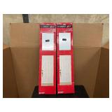 Two Everbilt Satin Aluminum Kick Plates 8" x 34"