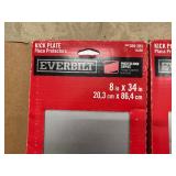 Two Everbilt Satin Aluminum Kick Plates 8" x 34"