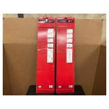 Two Everbilt Satin Aluminum Kick Plates 8" x 34"