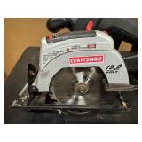 Craftsman 19.2 Volt Battery Operated Circular Saw with Charger and Two Batteries