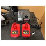 Craftsman 19.2 Volt Battery Operated Circular Saw with Charger and Two Batteries