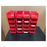 20 Storage Bins with back Hanging Ledge