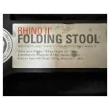 Rhino Folding Stool. Holds up to 400lbs