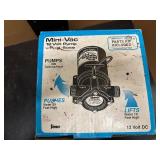 Simer Mini-Vac Battery Powered 12 Volt Pump, Model BW859
