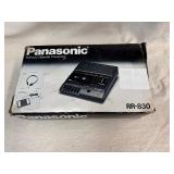 Vintage Panasonic Standard Cassette Recorder. Appears Unused.