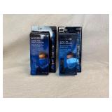 Two Mission Cooling Neck Gaiters (Blue and Black)