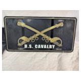 US Calvary License Plate Tag and "Stand for the Flag Kneel for the Cross" 3