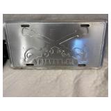 US Calvary License Plate Tag and "Stand for the Flag Kneel for the Cross" 3