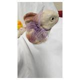 Assorted Easter Lot, Cardboard Eggs and Paper Mache Rabiit(1949)