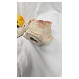 Assorted Easter Lot, Cardboard Eggs and Paper Mache Rabiit(1949)