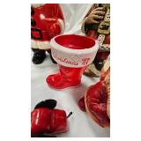 Assorted Vintage Santa Lot as shown in photos