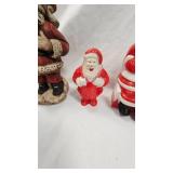 Assorted Vintage Santa Lot as shown in photos