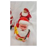 Assorted Vintage Santa Lot as shown in photos
