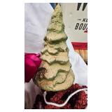 Assorted Vintage Christmas Lot with Paper Mache Santa