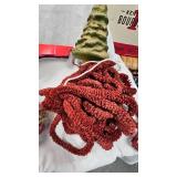 Assorted Vintage Christmas Lot with Paper Mache Santa