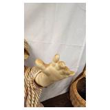 German Bisque Baseball Boy Doll with Removable arms, Approx 28"Tall