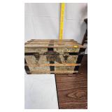 Small Travel Trunk, Latches work and Handles Sturdy