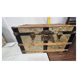 Small Travel Trunk, Latches work and Handles Sturdy