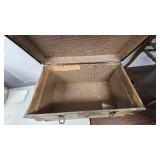Small Travel Trunk, Latches work and Handles Sturdy