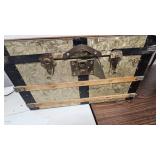 Small Travel Trunk, Latches work and Handles Sturdy