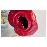 Assorted Vintage Christmas Lot with Paper Mache Santa/Snowman