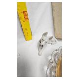 Assorted Vintage, Rubber Lamb, Butter Dish,  Planter, Doll Comb/Brush Set