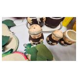 Vintage Honeycomb Fuit Decorations, Child