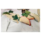 Vintage Honeycomb Fuit Decorations, Child