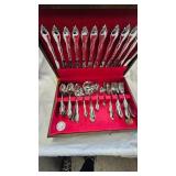 Oneida Stainless Silverware Set As Shown with Drawer Trays
