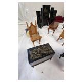 Assorted Lot of Dollhouse Furniture