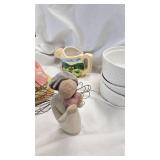 7 Porcelain Ramakins, and Figurines