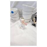 7 Porcelain Ramakins, and Figurines