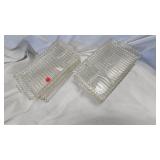 (8) Rectangular Relish Dishes