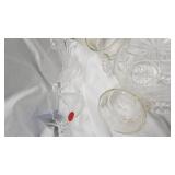 10 Punch Cups and Sugar/Creamer Set