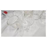 10 Punch Cups and Sugar/Creamer Set