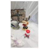 Assorted Vintage Figurines, Duck Planter