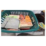 Large Laundry basket Full of Cook Books and Vintage Recipes