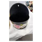 Gold Wall Sconce/Decore/Tin Planter/Holder and Spin Top