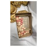 Gold Wall Sconce/Decore/Tin Planter/Holder and Spin Top