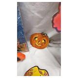 Halloween Lot with many vintage Decorations