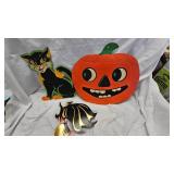 Halloween Lot with many vintage Decorations