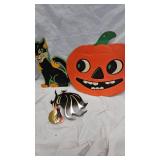 Halloween Lot with many vintage Decorations