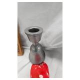 Cat Pics(raised), silver bell, wood puzzle and Misc Vintage