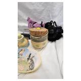 Assorted Vintage Plates, KittyBall Toy(works),