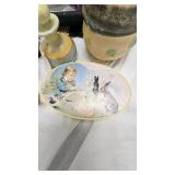 Assorted Vintage Plates, KittyBall Toy(works),