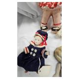 Vintage Porcelain, Plastic/Rubber Toys