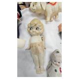 Vintage Porcelain, Plastic/Rubber Toys