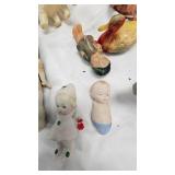 Vintage Porcelain, Plastic/Rubber Toys