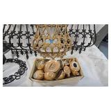 Vintage Tea Set, Plastic Wall Sconce